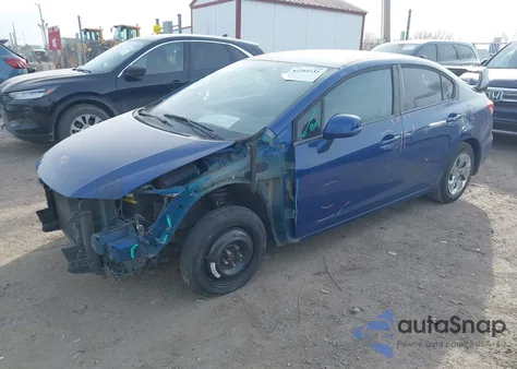 2013 Honda Civic Lx from USA, damaged, VIN 19XFB2F50DE208699